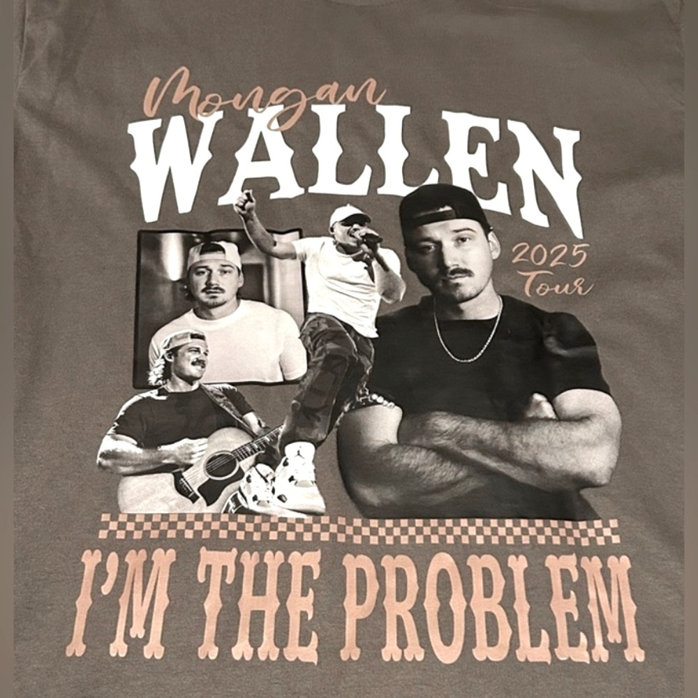 Morgan Wallen 2025 I’m the Problem concert shirt